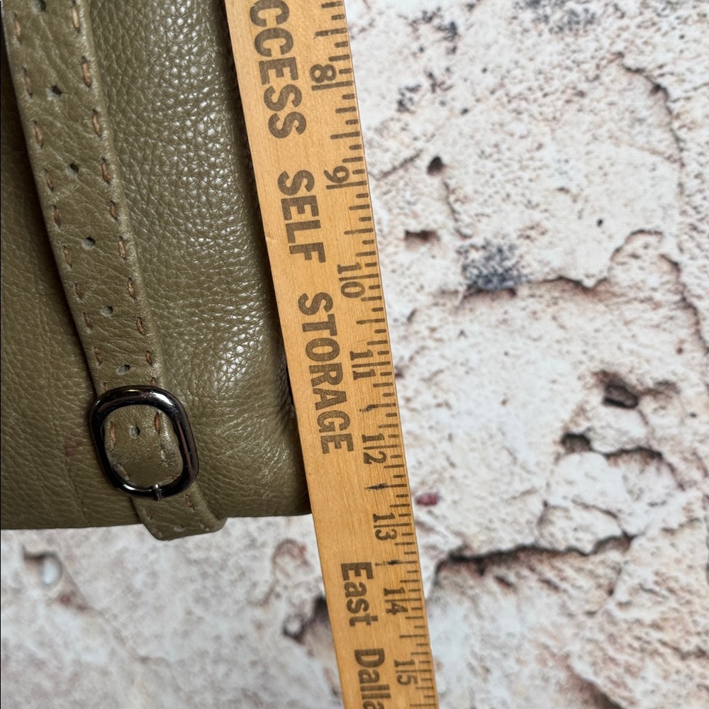 Elegant Olive Green Shoulder Bag Carla Mancini   B9 - Picture 5 of 11